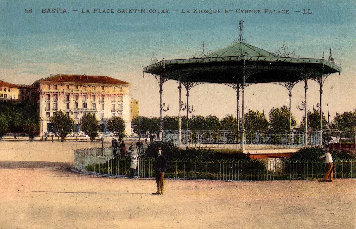 รูปถ่าย ฝรั่งเศส(France) คอร์สิคา(Corsica) โปสการ์ดเก่า(Old Postcards) บาสเทีย(Bastia) 1900-01 102