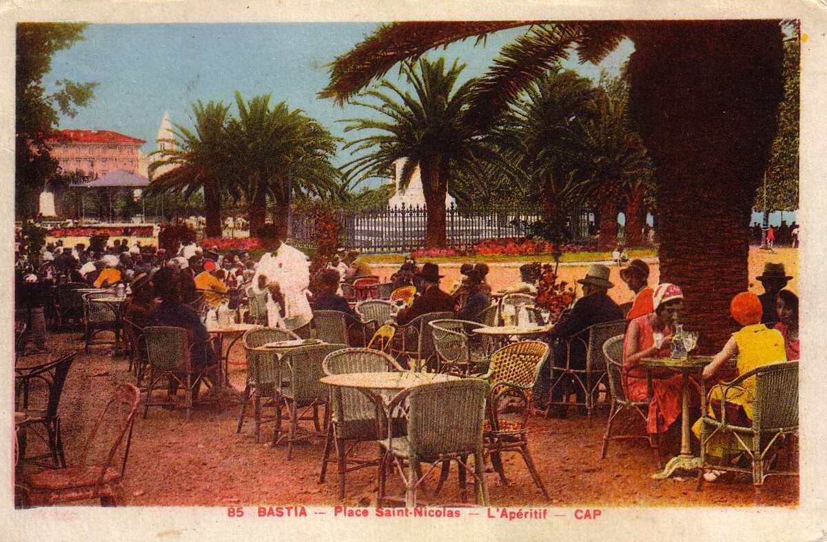 รูปถ่าย ฝรั่งเศส(France) คอร์สิคา(Corsica) โปสการ์ดเก่า(Old Postcards) บาสเทีย(Bastia) 1900-01 97