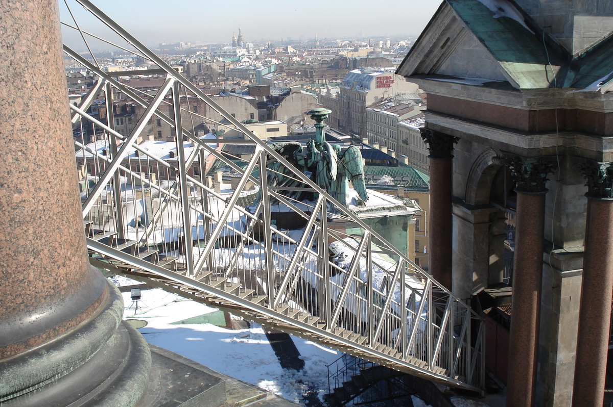 รูปถ่าย รัสเซีย(Russia) เซนต์ปีเตอร์สเบิร์ก(St Petersburg) มหาวิหารเซนต์ไอแซก(St Isaac cathedral) 2006-03 10