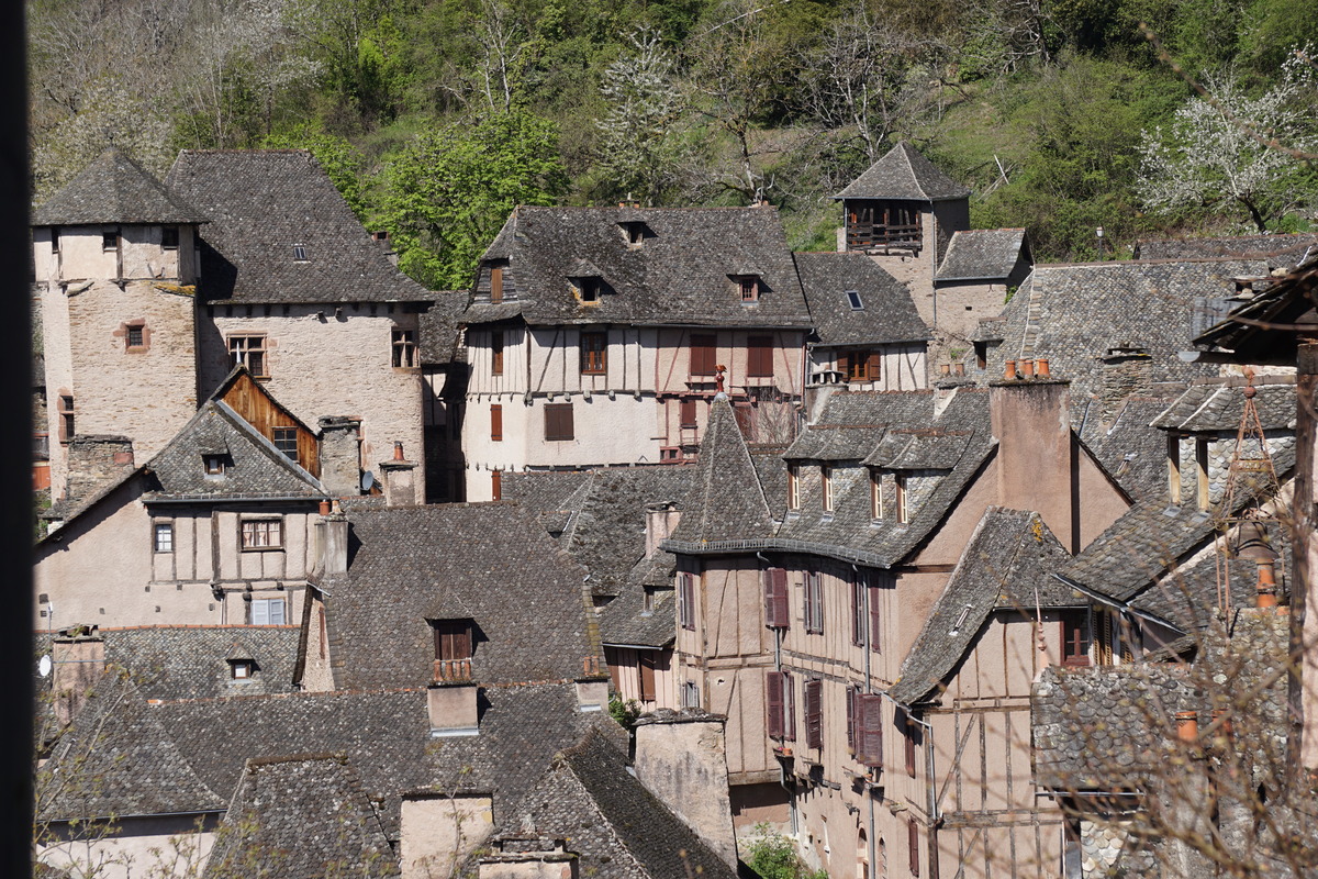 รูปถ่าย ฝรั่งเศส(France) กงก์(Conques) โบสถ์แซ็งต์-ฟัว เดอ กงก์(Abbatiale Sainte-Foy de Conques) 2018-04 6