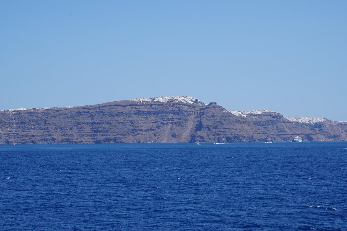 รูปถ่าย กรีก(Greece) ซานโตรินี(Santorini) แอ่งภูเขาไฟซานโตรินี(Santorini caldera) 2016-07 15