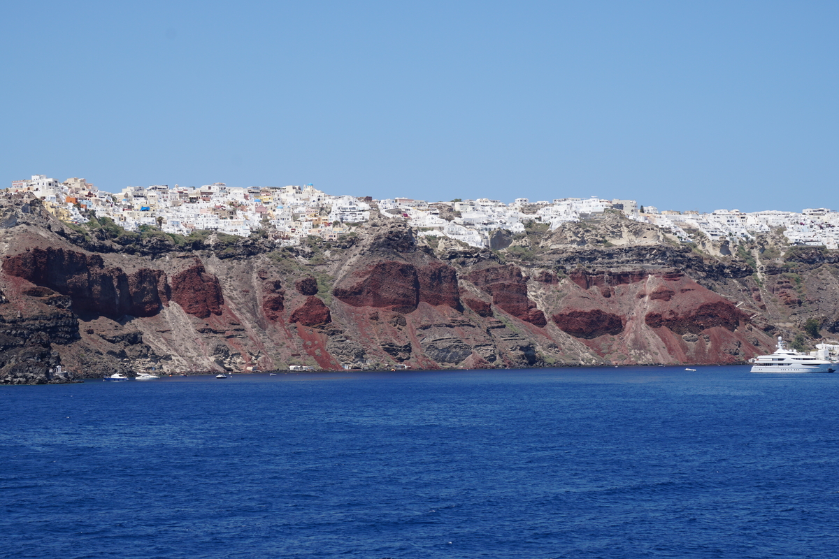 รูปถ่าย กรีก(Greece) ซานโตรินี(Santorini) แอ่งภูเขาไฟซานโตรินี(Santorini caldera) 2016-07 8