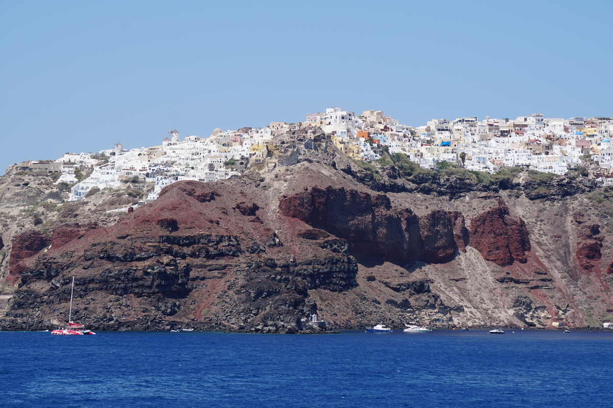 รูปถ่าย กรีก(Greece) ซานโตรินี(Santorini) แอ่งภูเขาไฟซานโตรินี(Santorini caldera) 2016-07 2
