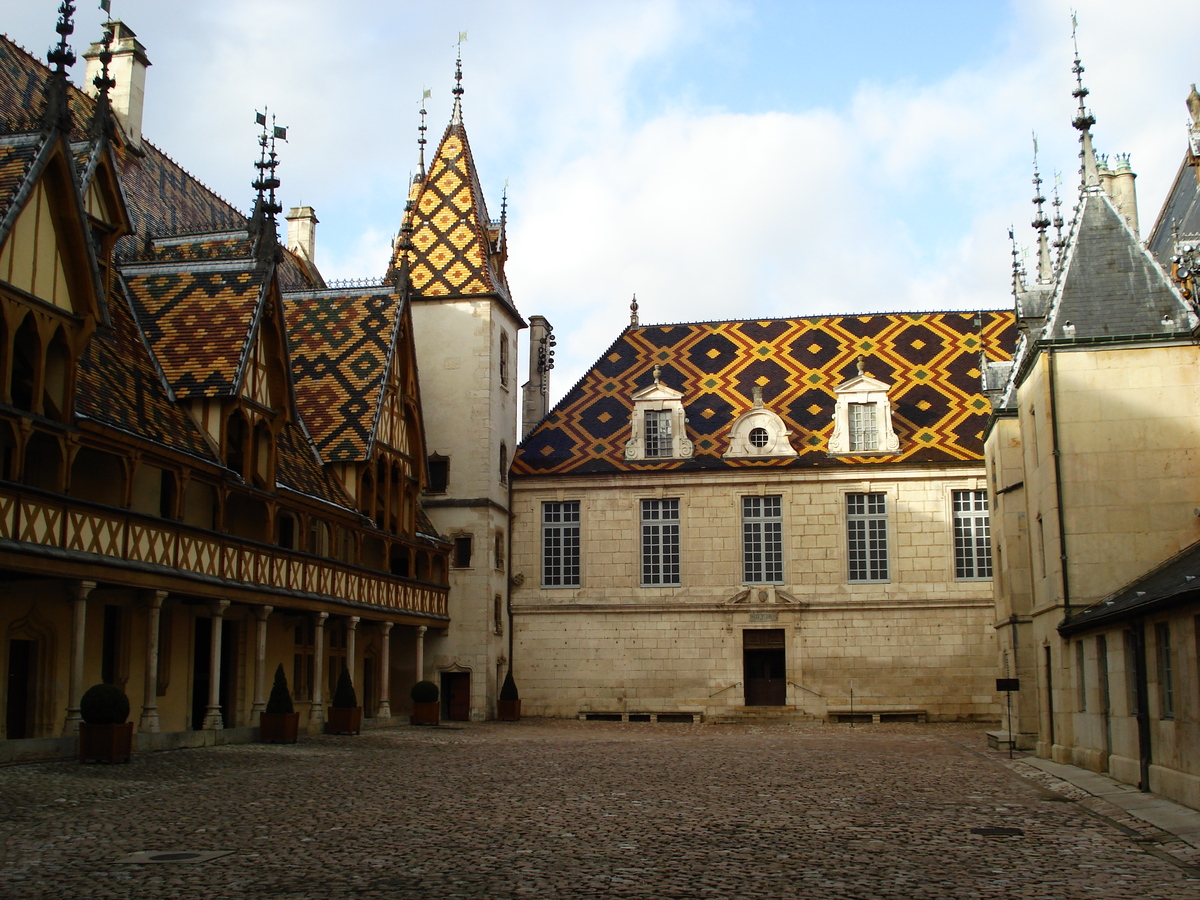 รูปถ่าย ฝรั่งเศส(France) โบนเนอ(Beaune) โรงพยาบาลเก่าโบน (ออสปิสเดอโบน)(Hospices de Beaune) 2007-01 35
