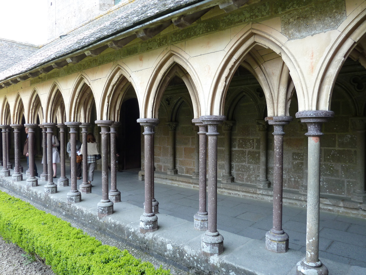 รูปถ่าย ฝรั่งเศส(France) มงแซ็งมีแชล(Mont St Michel) ระเบียงคดแอบบีมงแซ็งมีแชล(Mont St Michel Abbey Cloister) 2010-04 88