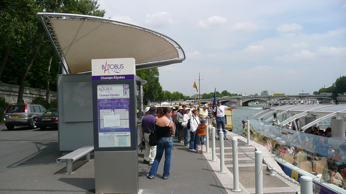 รูปถ่าย ฝรั่งเศส(France) ปารีส(Paris) ล่องเรือชมเมือง(Batobus Trip) 2007-06 1