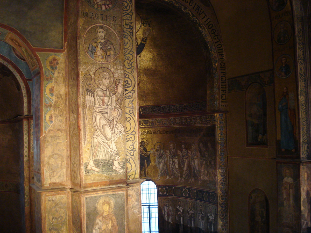 รูปถ่าย ยูเครน(Ukraine) เคียฟ(Kiev) มหาวิหารเซนต์โซเฟีย(St. Sophia) 2007-03 4