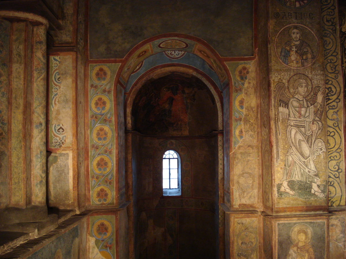 รูปถ่าย ยูเครน(Ukraine) เคียฟ(Kiev) มหาวิหารเซนต์โซเฟีย(St. Sophia) 2007-03 1