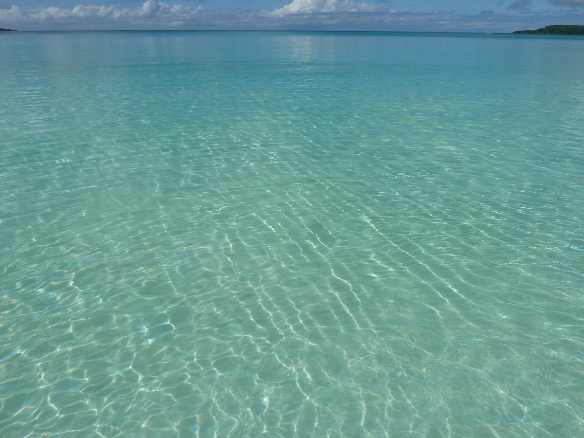 รูปถ่าย นิวแคลิโดเนีย(New Caledonia) เกาะลีฟู(Lifou) อ่าวชาโตบรีย็อง(Chateaubriand Bay) 2010-05 27