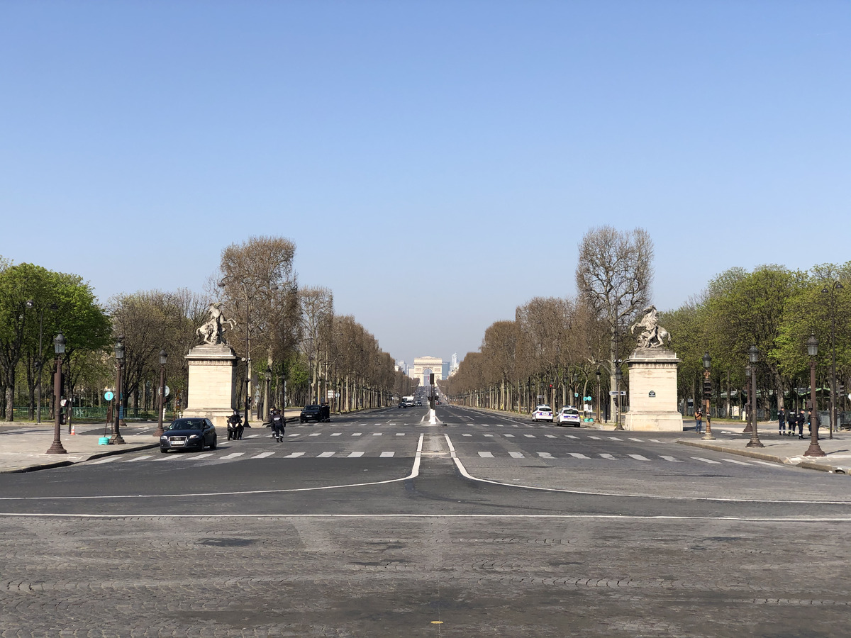 รูปถ่าย ฝรั่งเศส(France) ปารีสช่วงล็อกดาวน์(Paris lockdown) 2020-03 39