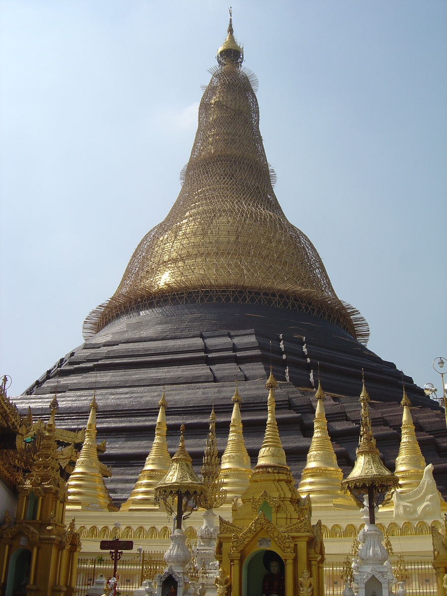 รูปถ่าย พม่า(Myanmar) ย่างกุ้ง(Yangon) พระมหาเจดีย์ชเวกากอง(Shwedagon Pagoda) 2005-01 21