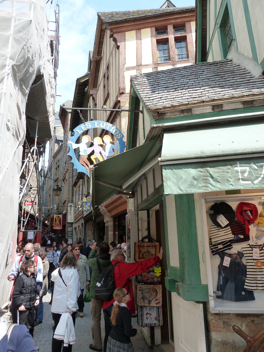 รูปถ่าย ฝรั่งเศส(France) มงแซ็งมีแชล(Mont St Michel) หมู่บ้านมงแซ็งมีแชล(Mont St Michel Village) 2010-04 45