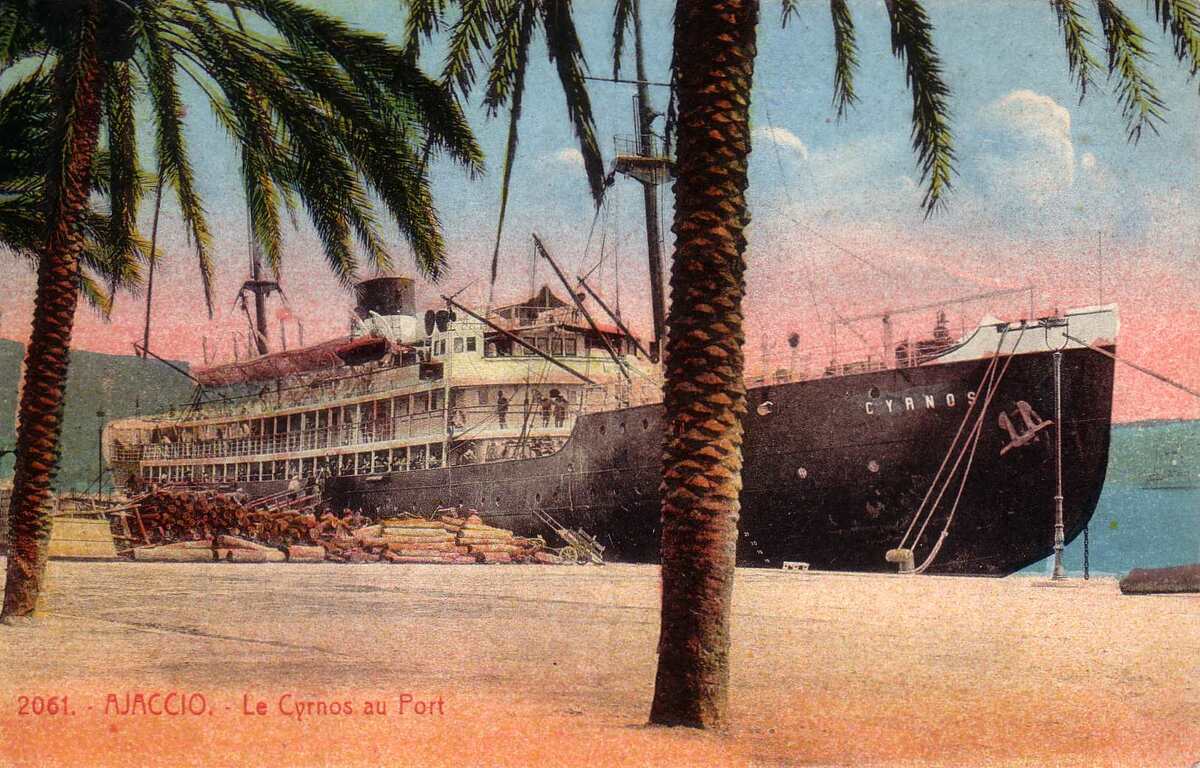 รูปถ่าย ฝรั่งเศส(France) คอร์สิคา(Corsica) โปสการ์ดเก่า(Old Postcards) 1900-01 31