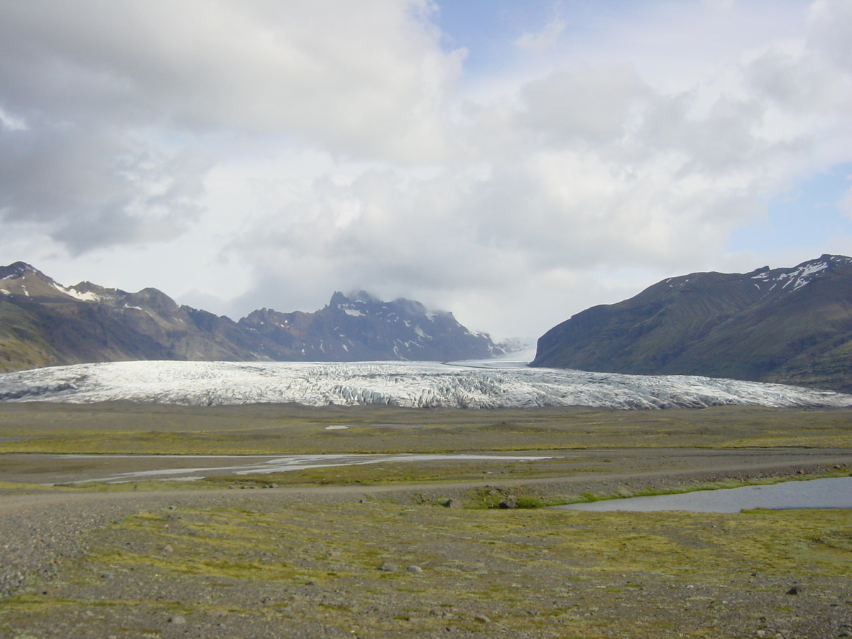 รูปถ่าย ไอซ์แลนด์(Iceland) สกาตาเฟลส์โจกูล(Skaftafellsjokull) 2003-06 20