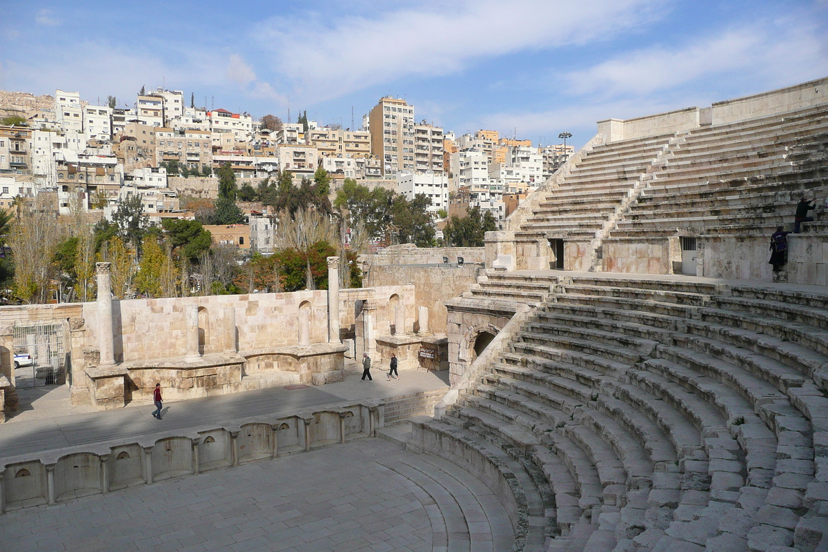 รูปถ่าย จอร์แดน(Jordan) อัมมาน(Amman) โรงละครโรมัน(Roman Theater) 2007-12 7