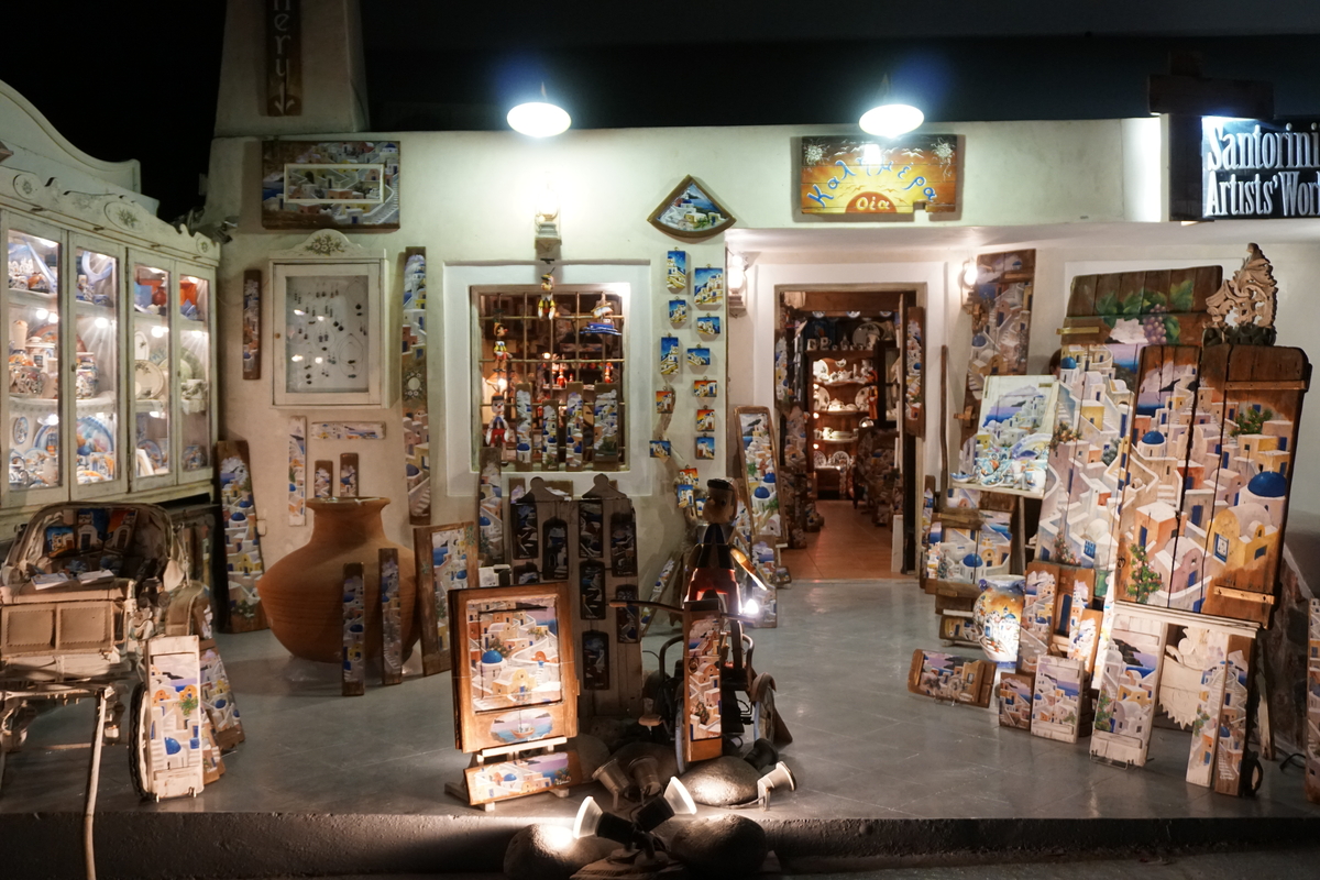 รูปถ่าย กรีก(Greece) ซานโตรินี(Santorini) โอยา(Oia) โอยายามค่ำคืน(Oia by Night) 2016-07 16