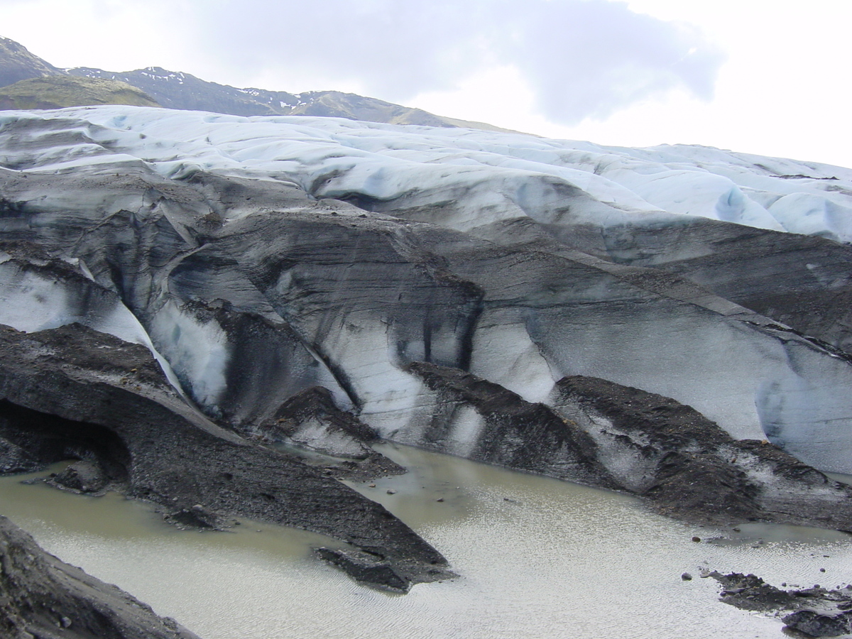 รูปถ่าย ไอซ์แลนด์(Iceland) สกาตาเฟลส์โจกูล(Skaftafellsjokull) 2003-06 39
