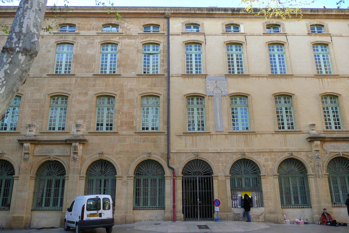 รูปถ่าย ฝรั่งเศส(France) แอ็กซ์-อ็อง-โพรว็องส์(Aix en Provence) ศาลาว่าการเมืองแอ็กซ์(Aix Town Hall) 2008-04 17