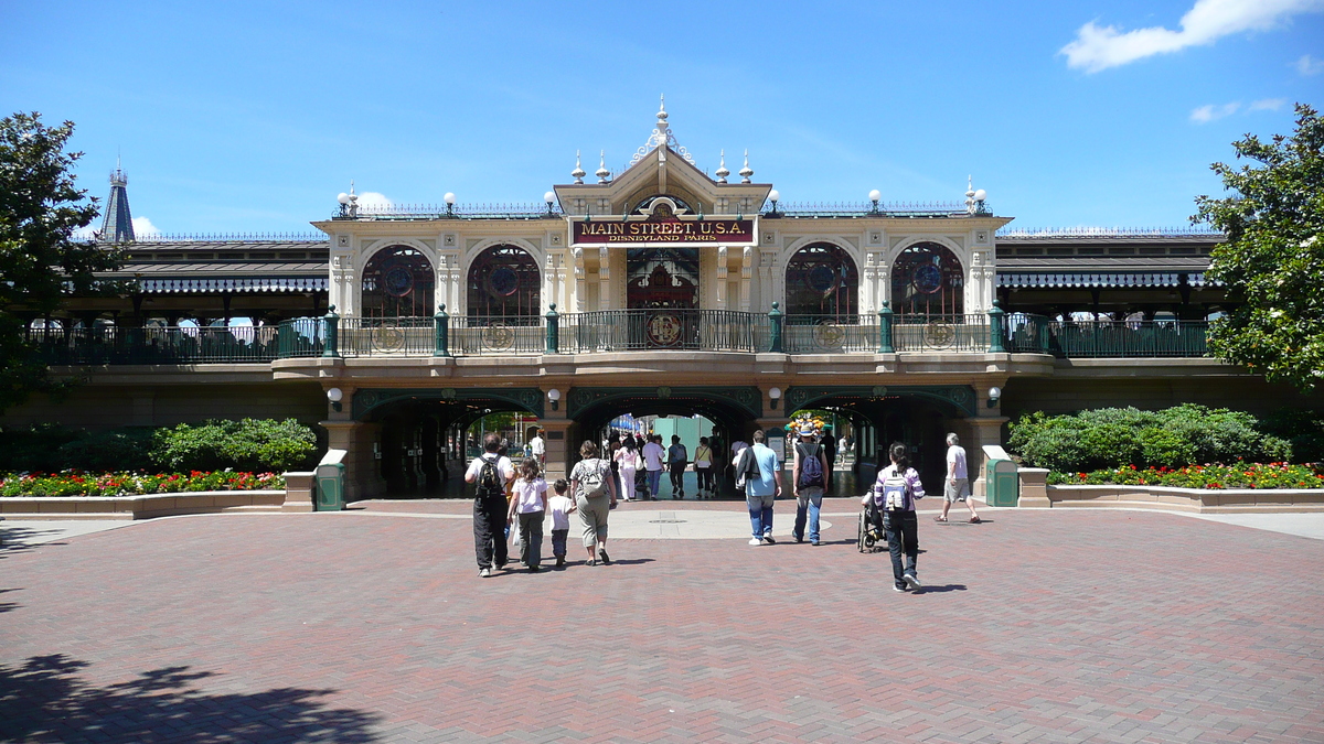 รูปถ่าย ฝรั่งเศส(France) ดิสนีย์แลนด์ปารีส(Disneyland Paris) เมนสตรีต(Main Street) 2007-07 26