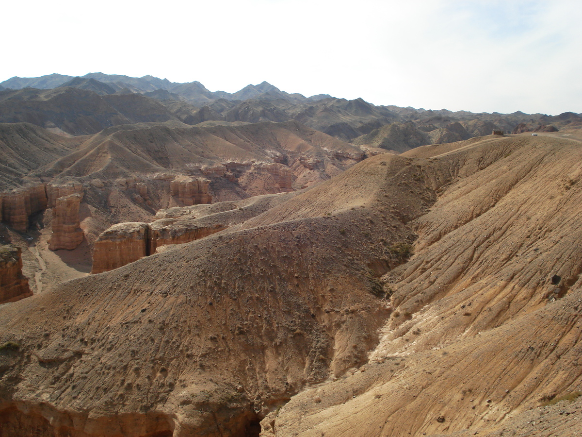 รูปถ่าย คาซัคสถาน(Kazakhstan) หุบผาชารึน(Charyn Canyon) 2007-03 219