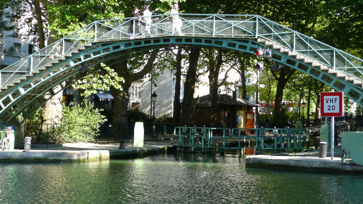 รูปถ่าย ฝรั่งเศส(France) ปารีส(Paris) คลองแซ็ง-มาร์แต็ง(Canal St Martin) 2007-08 7