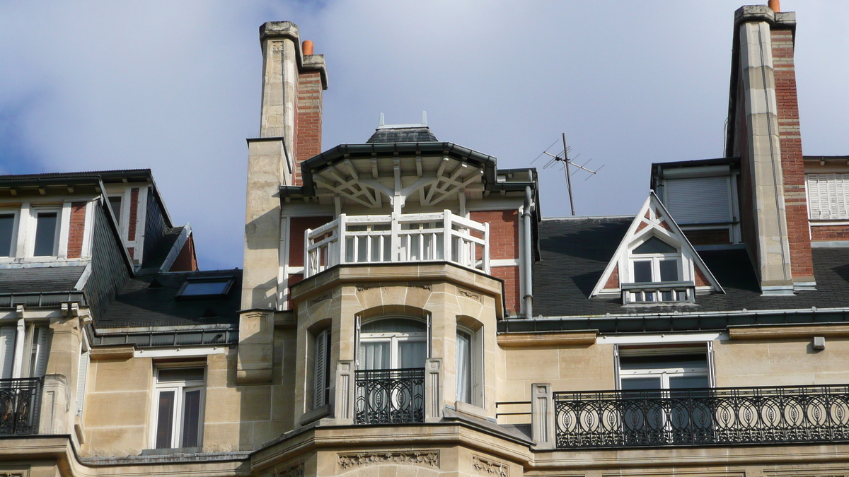 รูปถ่าย ฝรั่งเศส(France) ปารีส(Paris) คุ้มที่ 17 (17th Arrondissement) ถนนฌูฟรัว-ดาบ็อง(Rue Jouffroy d'Abbans) 2007-06 2