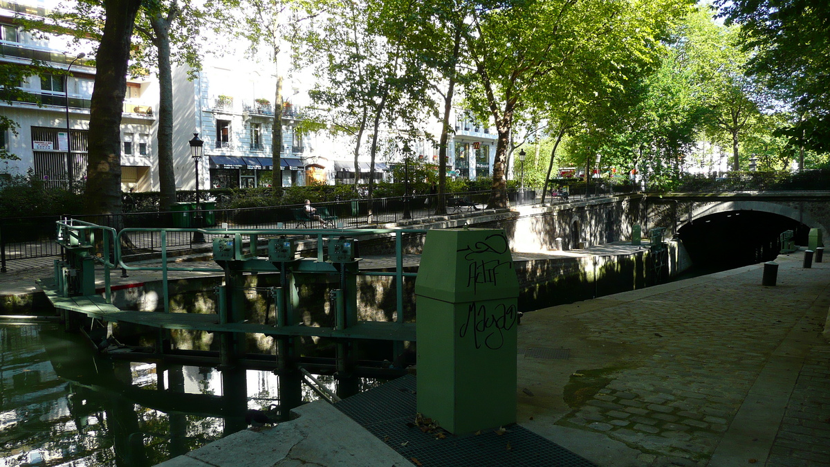 รูปถ่าย ฝรั่งเศส(France) ปารีส(Paris) คลองแซ็ง-มาร์แต็ง(Canal St Martin) 2007-08 11