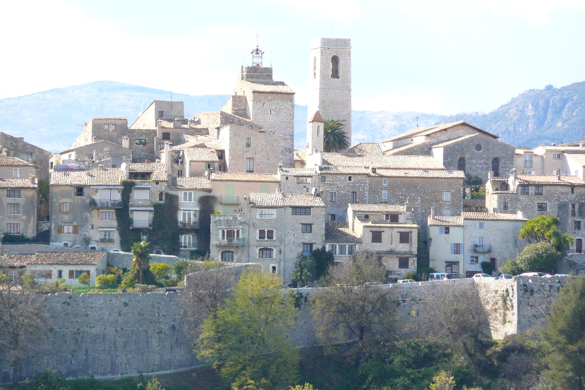 รูปถ่าย ฝรั่งเศส(France) เฟรนช์ริวิเอรา(French Riviera) ถนนจากว็องส์ไปกาญ(Vence to Cagnes road) 2008-03 22