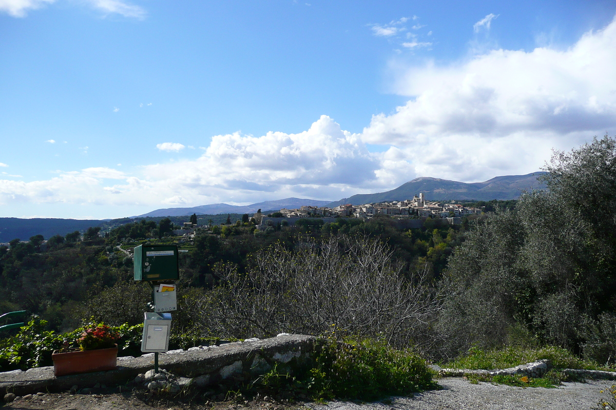 รูปถ่าย ฝรั่งเศส(France) เฟรนช์ริวิเอรา(French Riviera) ถนนจากว็องส์ไปกาญ(Vence to Cagnes road) 2008-03 59