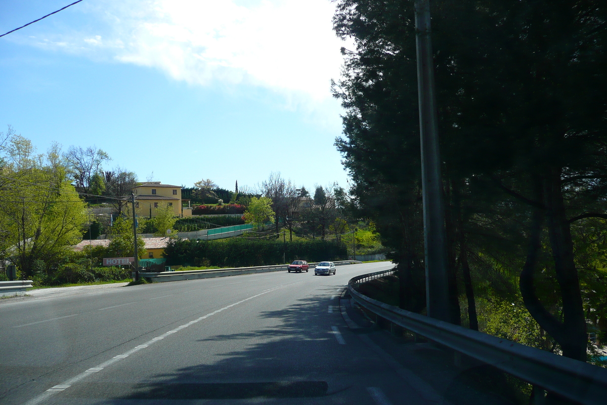 รูปถ่าย ฝรั่งเศส(France) เฟรนช์ริวิเอรา(French Riviera) ถนนจากว็องส์ไปกาญ(Vence to Cagnes road) 2008-03 43