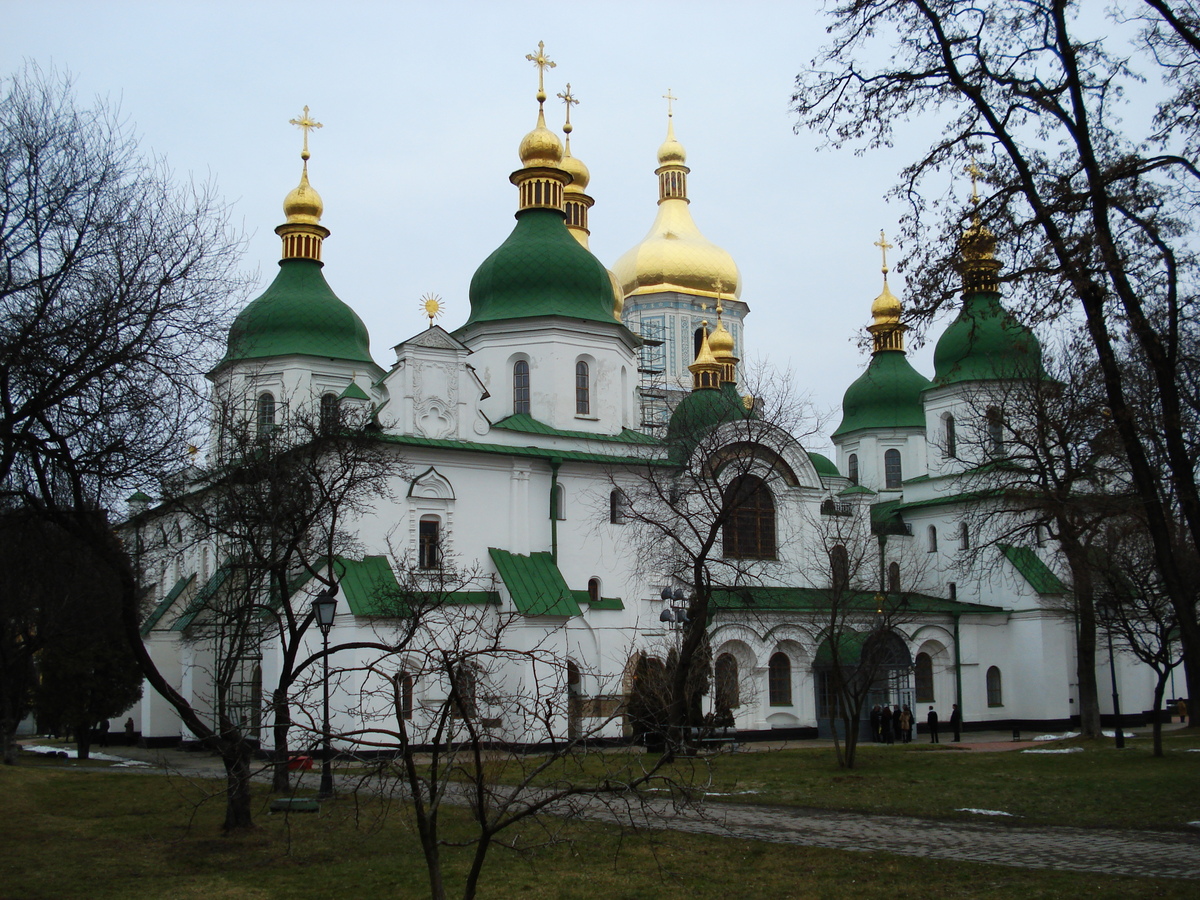 รูปถ่าย ยูเครน(Ukraine) เคียฟ(Kiev) มหาวิหารเซนต์โซเฟีย(St. Sophia) 2007-03 27