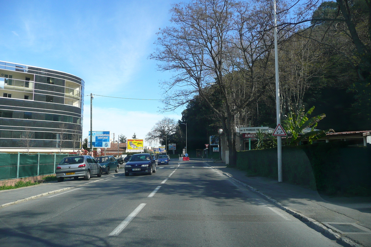 รูปถ่าย ฝรั่งเศส(France) เฟรนช์ริวิเอรา(French Riviera) ถนนจากว็องส์ไปกาญ(Vence to Cagnes road) 2008-03 3