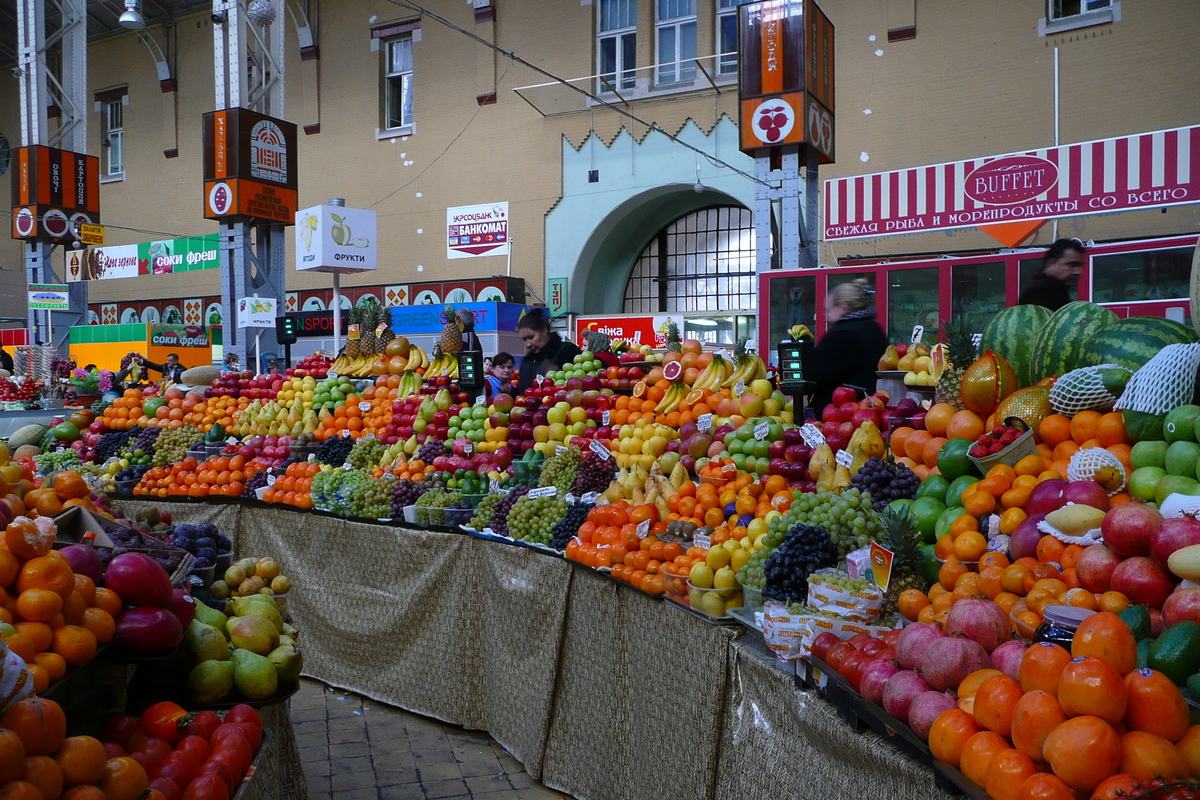 รูปถ่าย ยูเครน(Ukraine) เคียฟ(Kiev) ตลาดในเคียฟ(Kiev Market) 2007-11 14