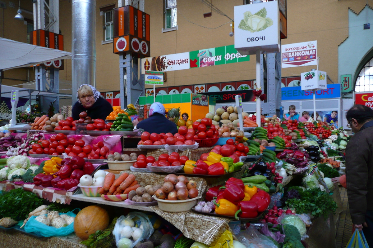 รูปถ่าย ยูเครน(Ukraine) เคียฟ(Kiev) ตลาดในเคียฟ(Kiev Market) 2007-11 0