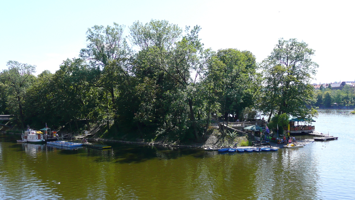 รูปถ่าย สาธารณรัฐเช็ก(Czech Republic) ปราก(Prague) แม่น้ำวัลตาวา(Vltava river) 2007-07 57