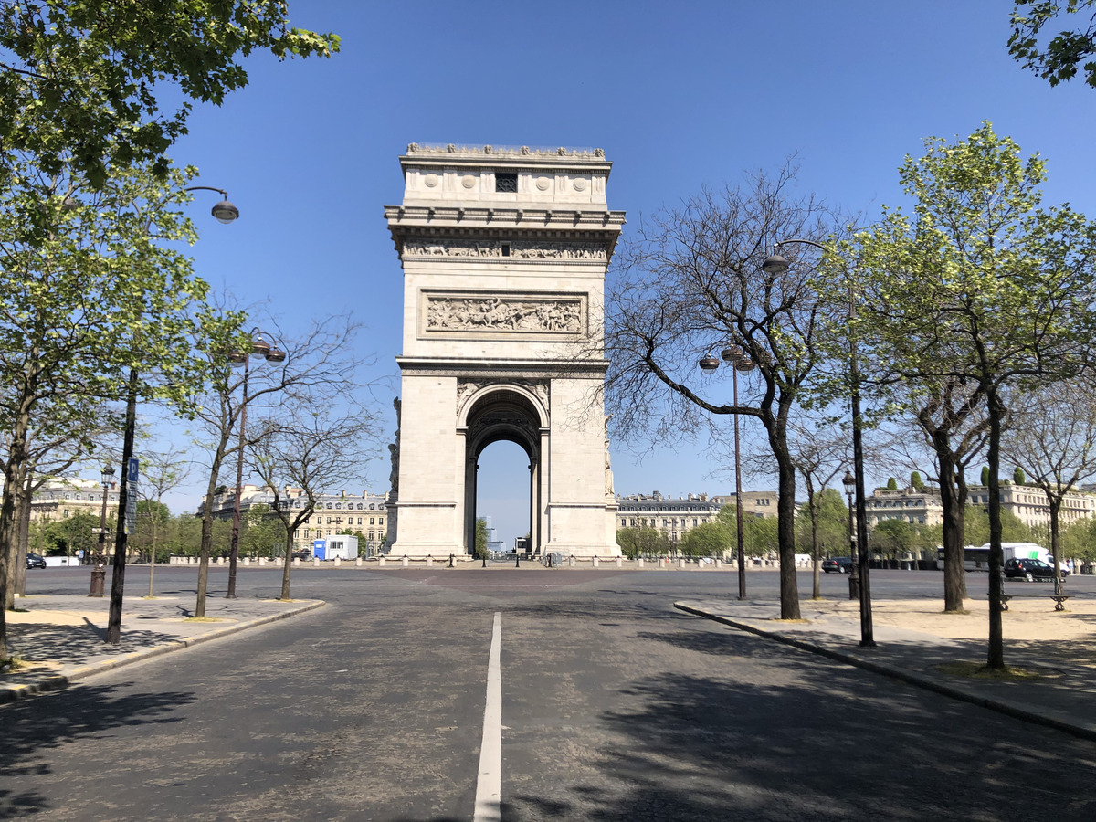 รูปถ่าย ฝรั่งเศส(France) ปารีสช่วงล็อกดาวน์(Paris lockdown) 2020-04 313