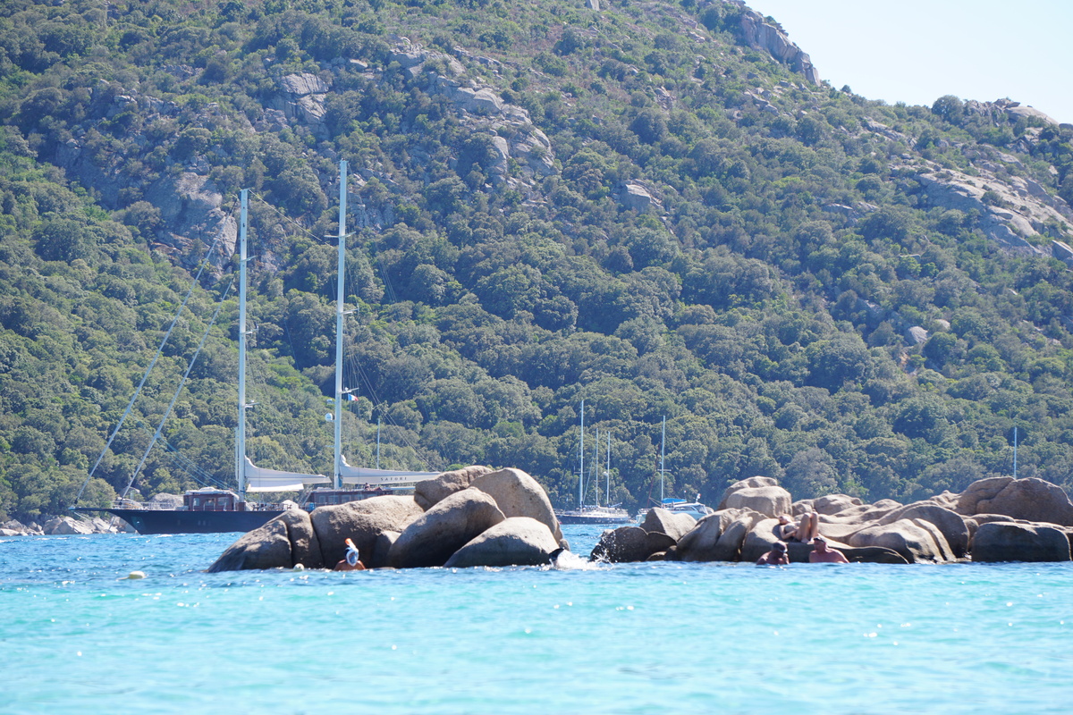 รูปถ่าย ฝรั่งเศส(France) คอร์สิคา(Corsica) หาดซันตาจูเลีย(Santa Giulia Beach) 2017-07 24