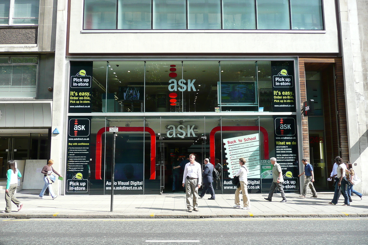 รูปถ่าย อังกฤษ(United Kingdom) ลอนดอน(London) ถนนท็อตแนมคอร์ต(Tottenham Court Road) 2007-09 8