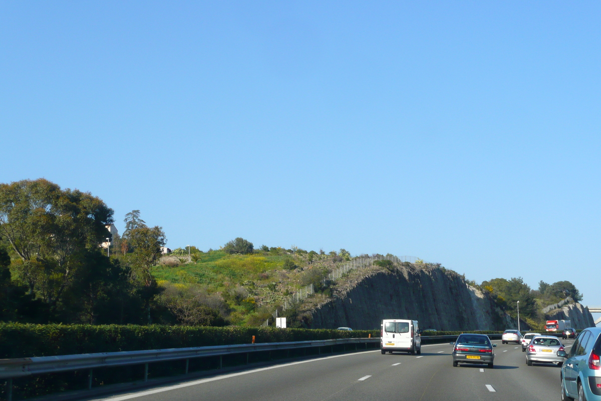 รูปถ่าย ฝรั่งเศส(France) เฟรนช์ริวิเอรา(French Riviera) ถนนจากคานส์ไปกาญ(Cannes to Cagnes road) 2008-03 24