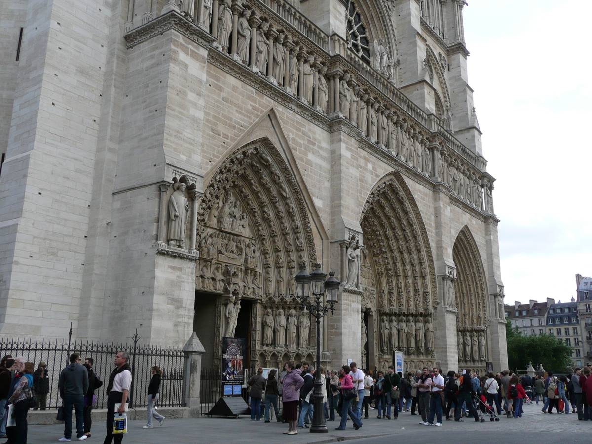 รูปถ่าย ฝรั่งเศส(France) ปารีส(Paris) มหาวิหารน็อทร์-ดาม(Notre Dame) 2007-05 247