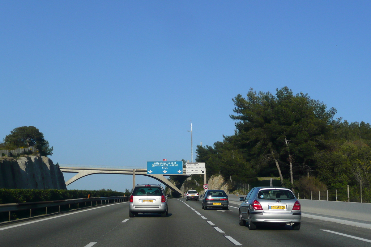 รูปถ่าย ฝรั่งเศส(France) เฟรนช์ริวิเอรา(French Riviera) ถนนจากคานส์ไปกาญ(Cannes to Cagnes road) 2008-03 13