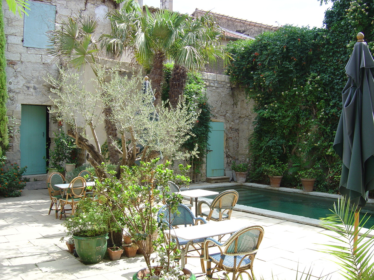 รูปถ่าย ฝรั่งเศส(France) แอก-มอร์ต(Aigues Mortes) โรงแรมเลเต็งปลีเย(Les Templiers Hotel) 2004-08 6