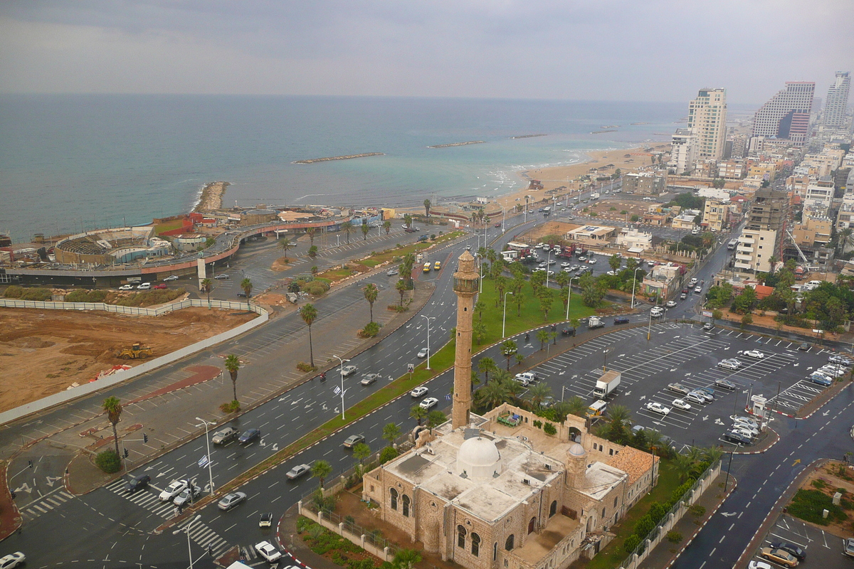รูปถ่าย อิสราเอล(Israel) เทลอาวีฟ(Tel Aviv) โรงแรมเดวิด อินเตอร์คอนติเนนตัล(David Intercontinental Hotel) วิวจากห้องพัก(Room view) 2007-11 16