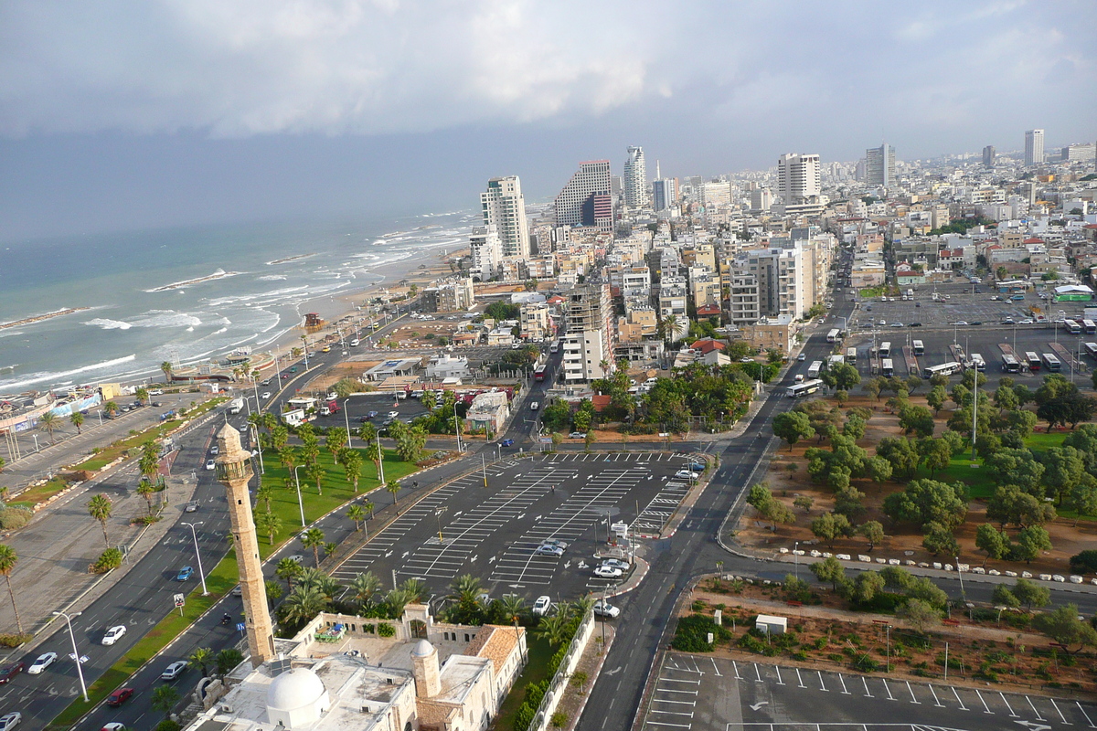 รูปถ่าย อิสราเอล(Israel) เทลอาวีฟ(Tel Aviv) โรงแรมเดวิด อินเตอร์คอนติเนนตัล(David Intercontinental Hotel) วิวจากห้องพัก(Room view) 2007-11 8