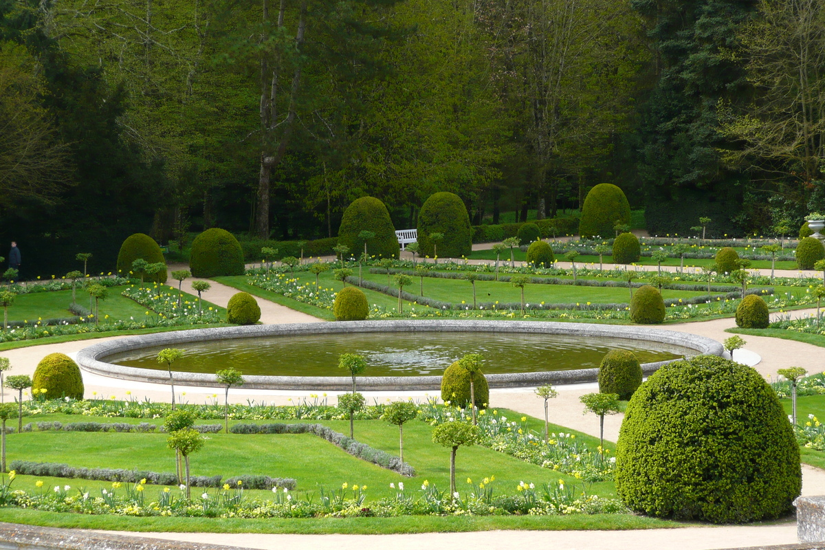 รูปถ่าย ฝรั่งเศส(France) ปราสาทเชอนงโซ(Chenonceau Castle) สวนปราสาทเชอนงโซ(Gardens of Chenonceau) 2008-04 94