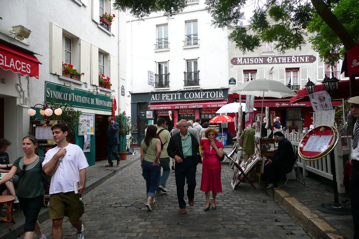 รูปถ่าย ฝรั่งเศส(France) ปารีส(Paris) จัตุรัสแตร์ทร์(Place du Tertre) 2007-06 12