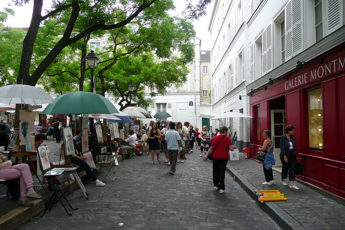 รูปถ่าย ฝรั่งเศส(France) ปารีส(Paris) จัตุรัสแตร์ทร์(Place du Tertre) 2007-06 35