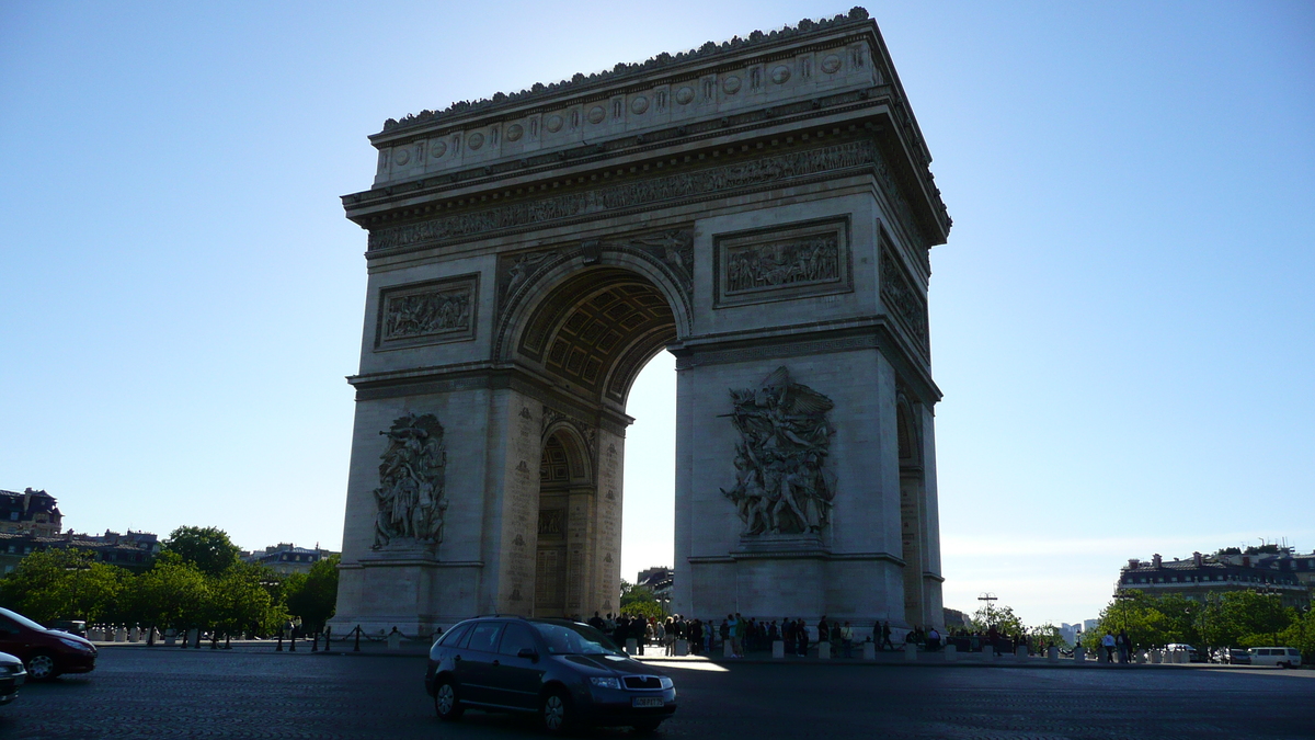 รูปถ่าย ฝรั่งเศส(France) ปารีส(Paris) ประตูชัย(Etoile and Arc de Triomphe) 2007-05 105