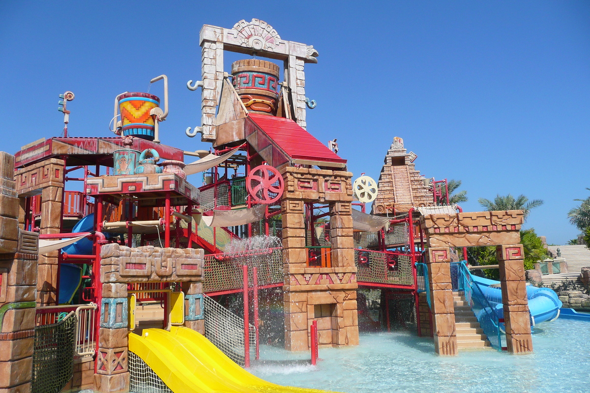 รูปถ่าย สหรัฐอาหรับเอมิเรตส์(United Arab Emirates) ดูไบ(Dubai) สวนน้ำอควาเวนเจอร์ ดูไบ(Dubai Aquaventure) 2009-01 60