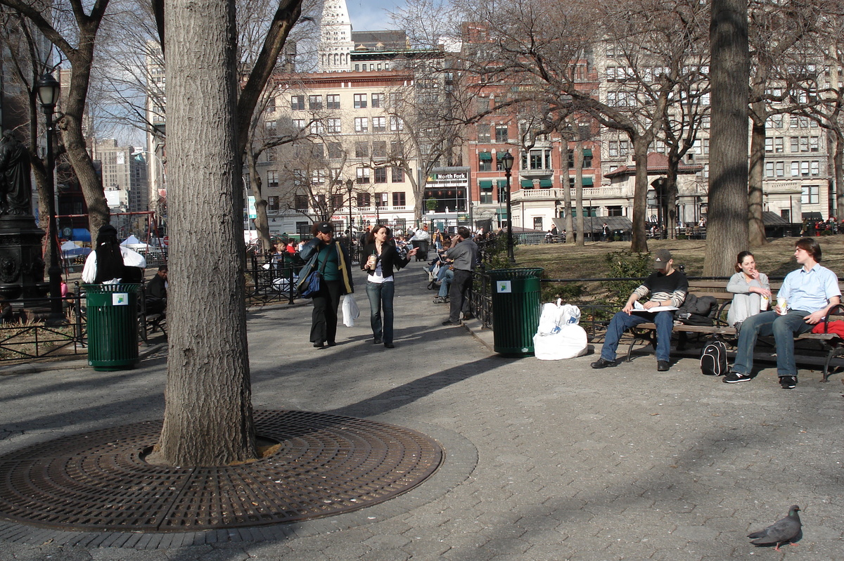 รูปถ่าย สหรัฐอเมริกา(United States) นิวยอร์ก(New York) ยูเนี่ยน  สแควร์(Union Square) 2006-03 16